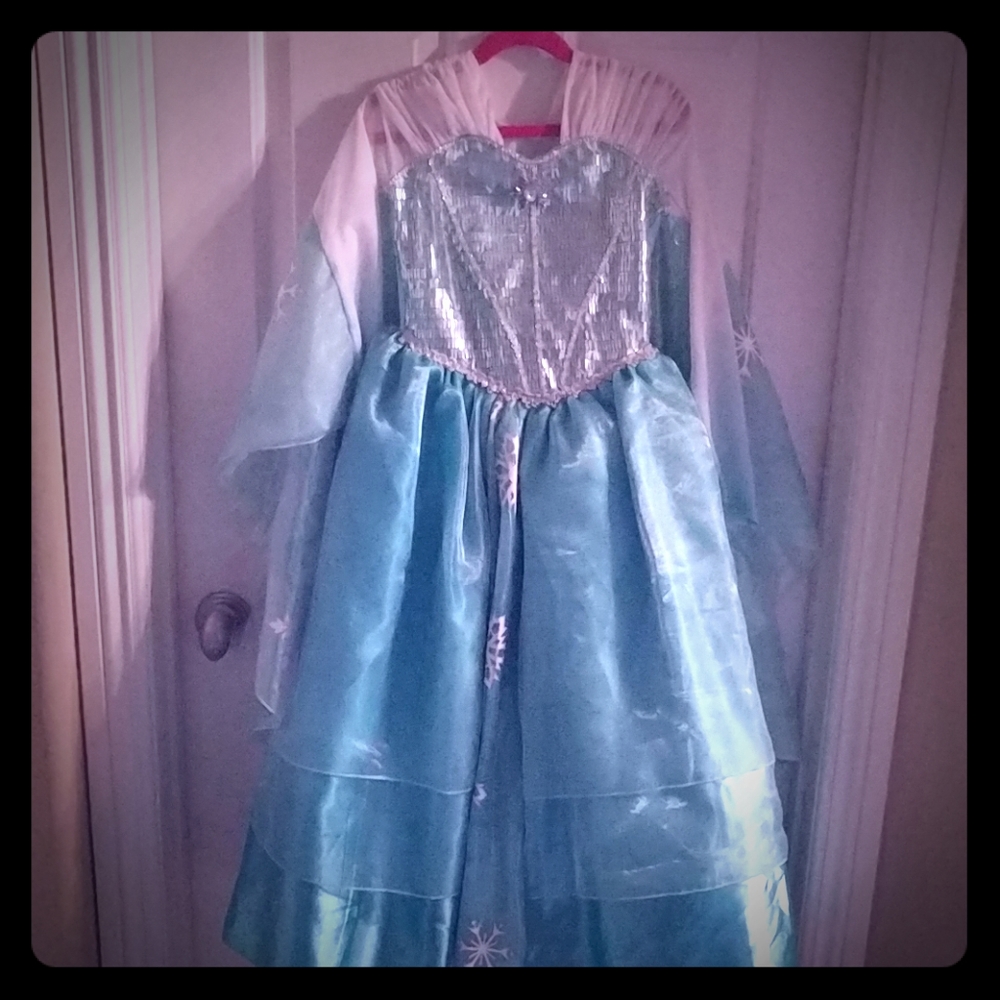 Disney's Elsa dress from the movie Frozen